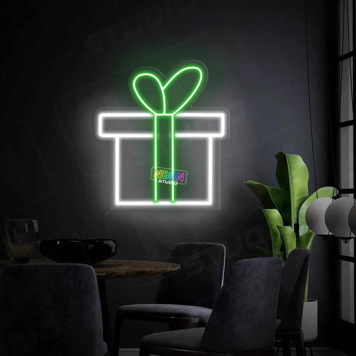 Birthday Present neon sign